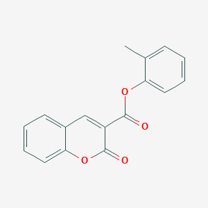 molecular formula C17H12O4 B5642892 2-methylphenyl 2-oxo-2H-chromene-3-carboxylate 