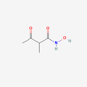 molecular formula C5H9NO3 B564294 N-Hydroxy-2-methyl-3-oxobutanamide CAS No. 103851-13-4