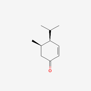 molecular formula C10H16O B564311 (4R,5R)-5-Methyl-4-propan-2-ylcyclohex-2-en-1-one CAS No. 102245-22-7