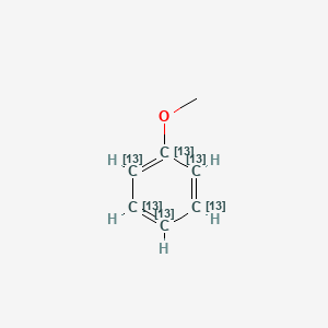 molecular formula C7H8O B564329 Anisole-13C6 CAS No. 152571-52-3
