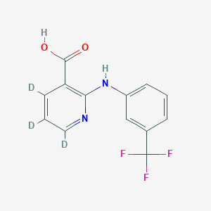 molecular formula C13H9F3N2O2 B564338 Niflumic Acid-d5 
