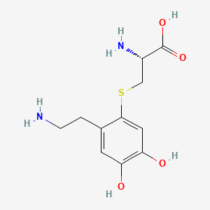 molecular formula C11H16N2O4S B564341 6-S-Cysteinyldopamine CAS No. 102512-09-4
