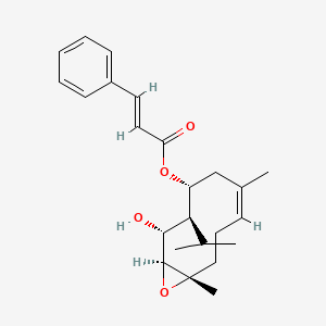 molecular formula C24H32O4 B564344 Cinnamoylechinadiol CAS No. 102273-85-8