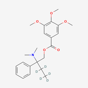 molecular formula C22H29NO5 B564348 Trimebutine-d5 CAS No. 1189928-38-8