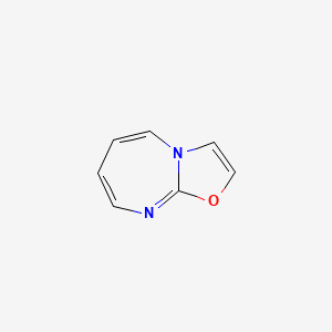 molecular formula C7H6N2O B564354 OXAZOLO[3,2-A][1,3]DIAZEPINE CAS No. 105066-62-4