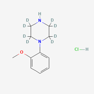 molecular formula C11H17ClN2O B564356 1-(2-Methoxyphenyl)piperazine-d8 Hydrochloride CAS No. 1185090-82-7