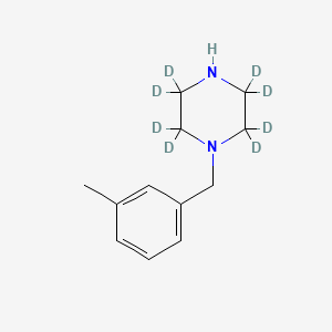 molecular formula C12H18N2 B564359 1-(3-Methylbenzyl)piperazine-d8 CAS No. 1189927-23-8