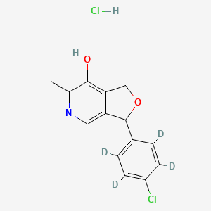 molecular formula C14H13Cl2NO2 B564362 Cicletanine-d4 Hydrochloride CAS No. 1189491-41-5