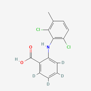 molecular formula C14H11Cl2NO2 B564364 Meclofenamic acid-d4 CAS No. 1185072-18-7