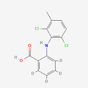 molecular formula C14H11Cl2NO2 B564364 Meclofenamic Acid-d4 CAS No. 1185072-18-7