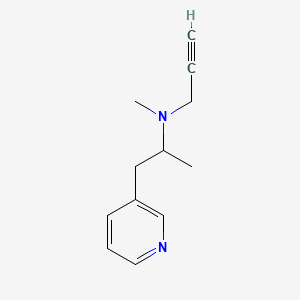 molecular formula C12H16N2 B564366 3-Azadeprenyl CAS No. 1076198-88-3