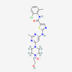 molecular formula C22H26ClN7O3S B564371 Dasatinib-d8 N-Oxide CAS No. 1189988-36-0