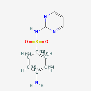 molecular formula C10H10N4O2S B564385 N-Acetyl sulfadiazine-13C6 CAS No. 1189426-16-1