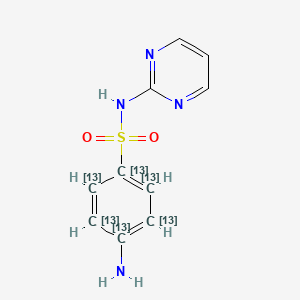 molecular formula C10H10N4O2S B564385 磺胺二甲嘧啶-13C6 CAS No. 1189426-16-1