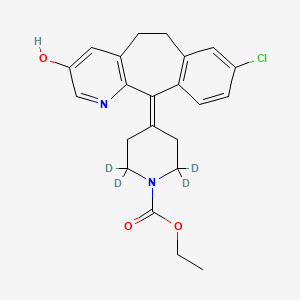 molecular formula C22H23ClN2O3 B564387 3-Hydroxy Loratadine-D4 CAS No. 1189452-79-6