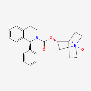 molecular formula C23H26N2O3 B564391 Solifenacin N1-oxide CAS No. 180272-28-0