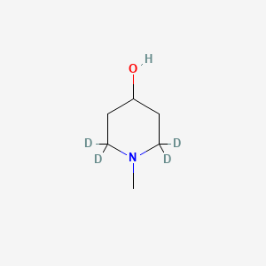 molecular formula C6H13NO B564392 1-Methyl-4-hydroxypiperidine-d4 CAS No. 1189499-82-8
