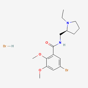 molecular formula C16H24Br2N2O3 B564400 FLB 457 氢溴酸盐 CAS No. 107188-92-1
