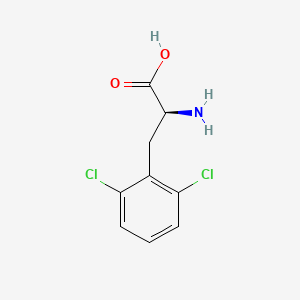 molecular formula C9H9Cl2NO2 B564404 (S)-2-Amino-3-(2,6-dichlorophenyl)propanoic acid CAS No. 111119-37-0