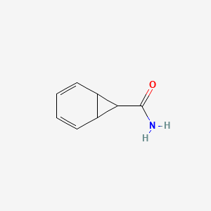 molecular formula C8H9NO B564412 Bicyclo[4.1.0]hepta-2,4-diene-7-carboxamide CAS No. 100959-83-9