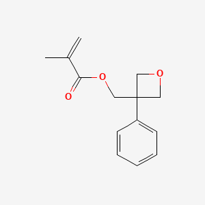 molecular formula C14H16O3 B564417 (3-Phenyloxetan-3-yl)methyl 2-methylprop-2-enoate CAS No. 1076198-41-8