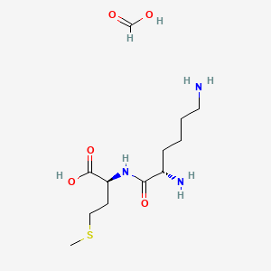 molecular formula C12H25N3O5S B564420 Lys-met formate CAS No. 103404-63-3