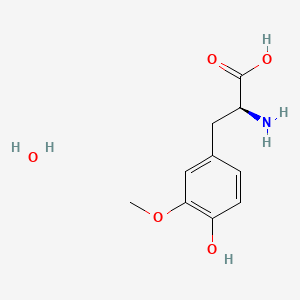 molecular formula C10H15NO5 B564434 3-O-Methyldopa Monohydrate CAS No. 200630-46-2