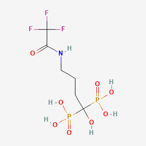 molecular formula C6H12F3NO8P2 B564438 N-Trifluoroacetyl Alendronic Acid CAS No. 1076199-48-8