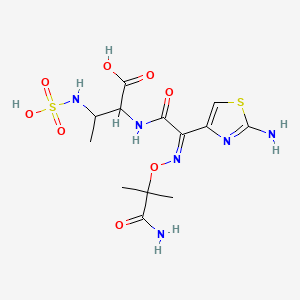 molecular formula C13H20N6O8S2 B564442 Aztreonam Amide CAS No. 1219444-93-5