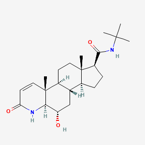 molecular formula C23H36N2O3 B564443 6alpha-Hydroxyfinasteride CAS No. 154387-62-9