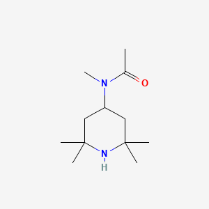 molecular formula C12H24N2O B5644511 N-methyl-N-(2,2,6,6-tetramethylpiperidin-4-yl)acetamide 