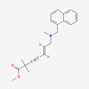 molecular formula C22H25NO2 B564461 Carboxyterbinafine Methyl Ester CAS No. 1076199-76-2