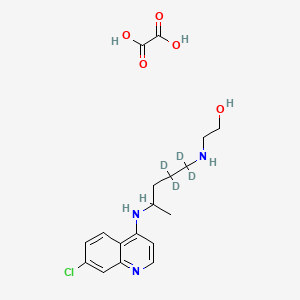 molecular formula C18H24ClN3O5 B564473 Cletoquine-d4 Oxalate CAS No. 1216461-57-2