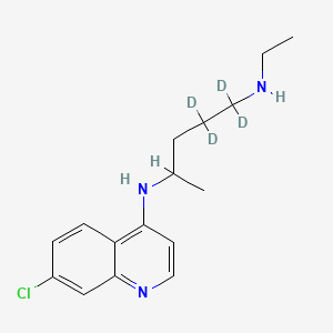 molecular formula C16H22ClN3 B564475 Desethyl Chloroquine-d4 CAS No. 1189971-72-9