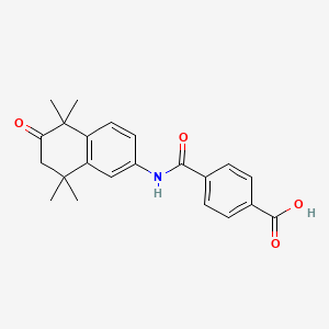 molecular formula C22H23NO4 B564483 Keto Tamibarotene CAS No. 162661-91-8