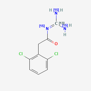 molecular formula C9H9Cl2N3O B564486 Guanfacine-13C,15N3 CAS No. 1189924-28-4