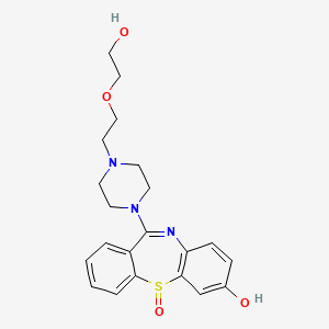 molecular formula C21H25N3O4S B564492 7-Hydroxy Quetiapine S-Oxide CAS No. 1185170-04-0