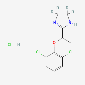 molecular formula C11H13Cl3N2O B564494 Lofexidine-d4 Hydrochloride CAS No. 78302-26-8