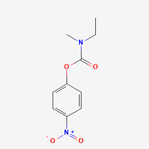 molecular formula C10H12N2O4 B564495 4-Nitrophenyl ethyl(methyl)carbamate CAS No. 90870-20-5