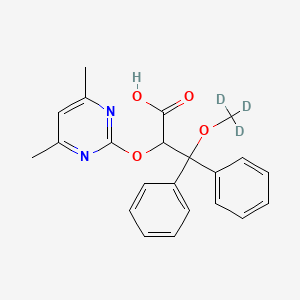 molecular formula C22H22N2O4 B564505 rac Ambrisentan-d3 CAS No. 1189479-60-4