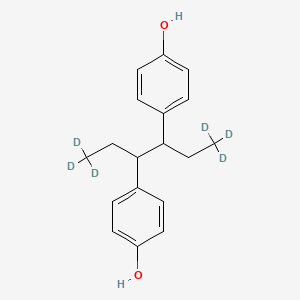 molecular formula C18H22O2 B564514 Hexestrol-d6 