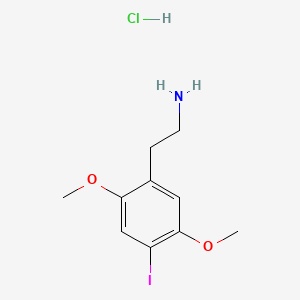 molecular formula C10H15ClINO2 B564517 2,5-Dimethoxy-4-iodophenethylamine Hydrochloride CAS No. 64584-32-3