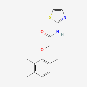 molecular formula C14H16N2O2S B5645220 N-(1,3-thiazol-2-yl)-2-(2,3,6-trimethylphenoxy)acetamide 