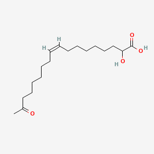 molecular formula C18H32O4 B564530 (cis-9)-2-Hydroxy-17-oxo-octadecenoic Acid CAS No. 1159977-44-2