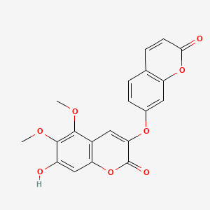 molecular formula C20H14O8 B564540 Isodaphnoretin B 