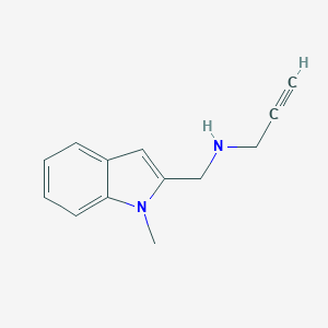 2-(N-(2-Propynyl)aminomethyl)-1-methylindole