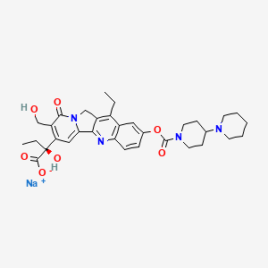 molecular formula C33H39N4NaO7 B564572 Irinotecan Carboxylate Sodium Salt CAS No. 1329502-92-2