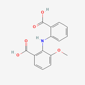 molecular formula C15H13NO5 B564579 2-((2-Carboxyphenyl)amino)-3-methoxybenzoic acid CAS No. 88377-32-6