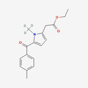 molecular formula C17H19NO3 B564584 Tolmetin-d3 Ethyl Ester CAS No. 1215579-60-4