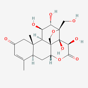 molecular formula C20H26O9 B564591 Bruceine H CAS No. 105532-18-1